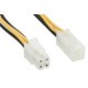 Inline 26632. Cable alimentacion adaptador 4 pin desde Molex 4pin